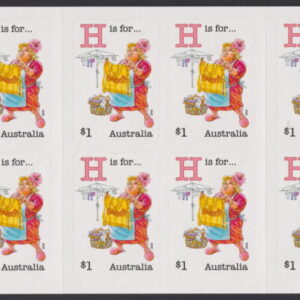 AUSTRALIA - 2019 'FAIR DINKUM AUSSIE ALPHABET 'H'' Self Adhesive Booklet Mint [E9853]