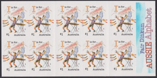 AUSTRALIA - 2019 'FAIR DINKUM AUSSIE ALPHABET 'I'' Self Adhesive Booklet Mint [E9850]