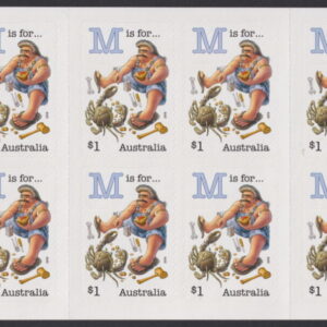 AUSTRALIA - 2019 'FAIR DINKUM AUSSIE ALPHABET 'M'' Self Adhesive Booklet Mint [E9851]