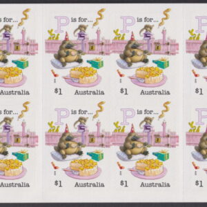 AUSTRALIA - 2019 'FAIR DINKUM AUSSIE ALPHABET 'P'' Self Adhesive Booklet Mint [E9852]