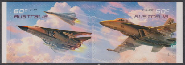AUSTRALIA - 2011 'AIR FORCE AVIATION' Self Adhesive Pair Mint [E9836]