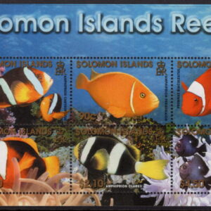 SOLOMON ISLANDS - 2001 'REEF FISH' Miniature Sheet MNH [E9533]