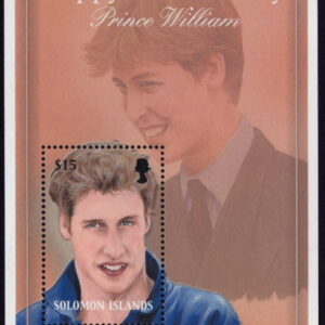 SOLOMON ISLANDS - 2003 'PRINCE WILLIAM 21st BIRTHDAY' Miniature Sheet MNH [E9556]