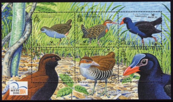 SOLOMON ISLANDS - 2004 'BIRDLIFE - WORLD BIRD FESTIVAL' Miniature Sheet MNH [E9563]