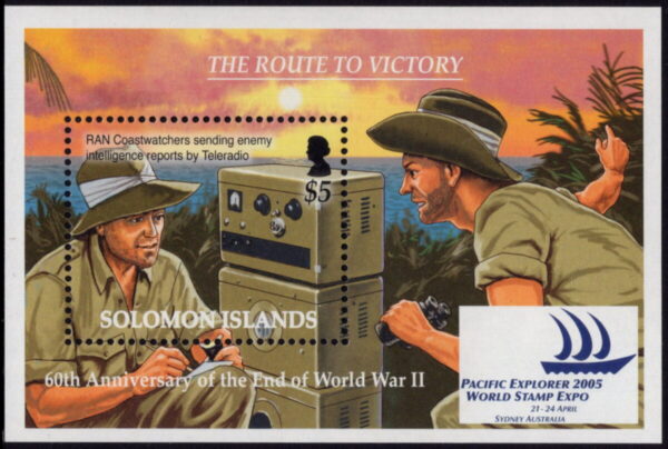 SOLOMON ISLANDS - 2005 '60th ANNIVERSARY OF THE END OF WWII' Miniature Sheet MNH [E9577]