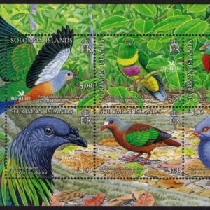 SOLOMON ISLANDS - 2005 'BIRDLIFE INTERNATIONAL' Miniature Sheet MNH [E9568]