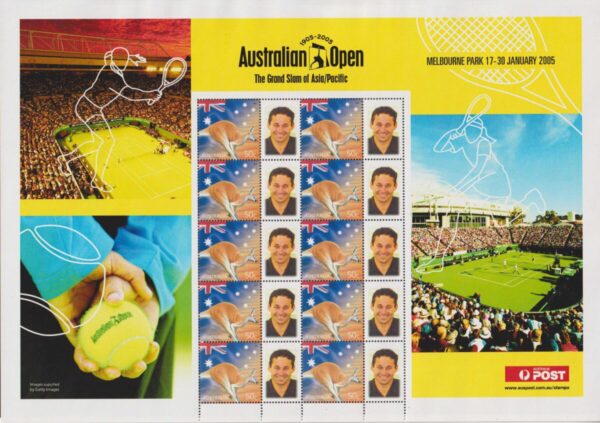 AUSTRALIA - 2005 'AUSTRALIAN OPEN TENNIS GRAND SLAM' Sheetlet MNH [F0018]