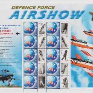 AUSTRALIA - 2005 'DEFENCE FORCE AIRSHOW' Limited Issue Sheetlet MNH [E9956]