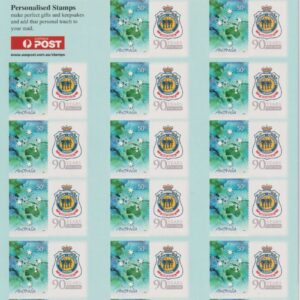 AUSTRALIA - 2005 '90 YEARS of RETURNED SERVICES LEAGUE (RSL)' Self Adhesive Sheetlet Mint [E9996]