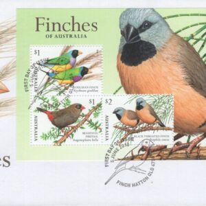 AUSTRALIA - 2018 'FINCHES OF AUSTRALIA' Miniature Sheet First Day Cover [E9925]
