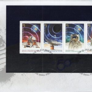 AUSTRALIA - 2019 'MOON LANDING 50 YEARS' Miniature Sheet First Day Cover [E9947]