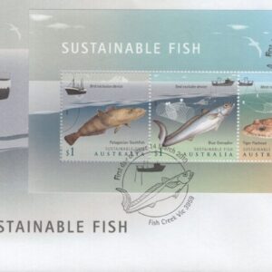 AUSTRALIA - 2019 'SUSTAINABLE FISH' Miniature Sheet First Day Cover [E9949]