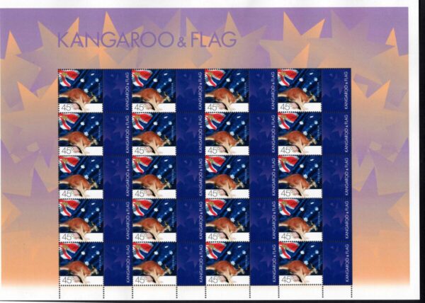 Australia - 2000 'NATURE AND NATION - KANGAROO AND FLAG' Sheetlet MNH [F0162]