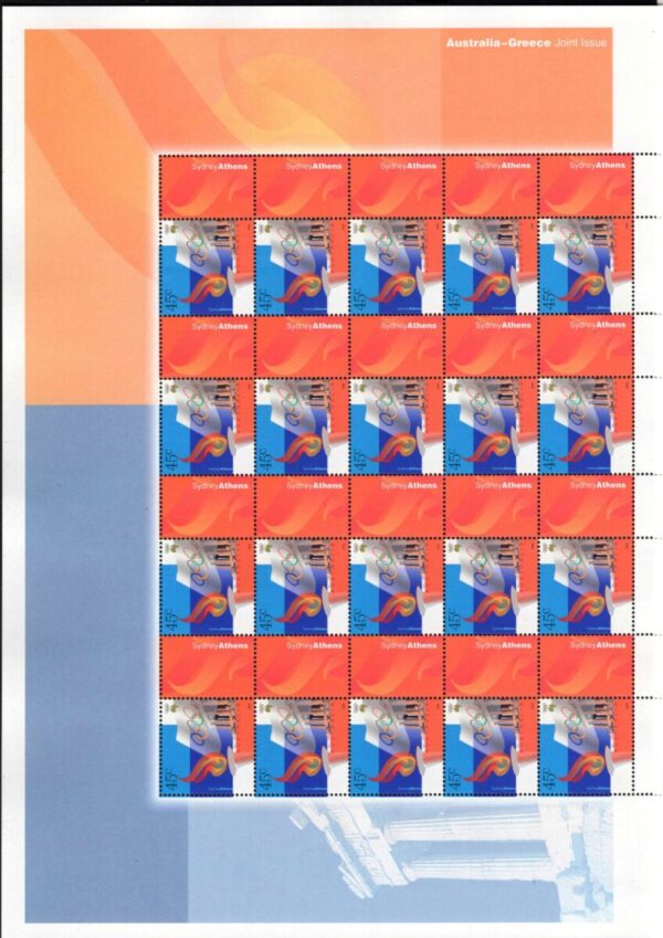 Australia - 2000 'OLYMPIC FLAG AND FLAME' Sheetlet MNH [F0184]