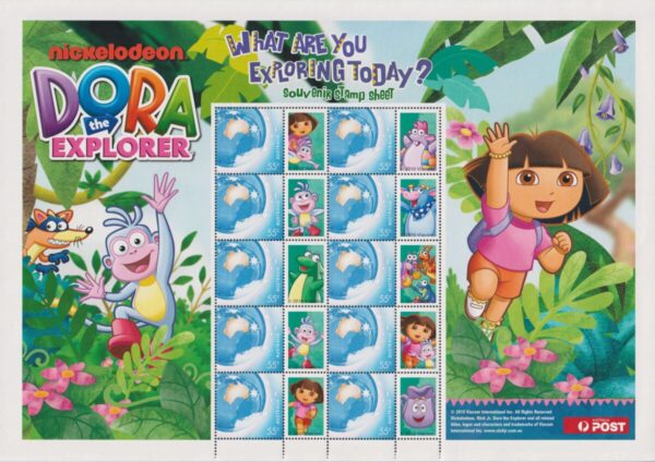AUSTRALIA - 2010 'DORA THE EXPLORER' Sheetlet MNH [F0015]