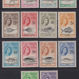 TURKS & CAICOS - 1960 Set to 10/- BLACK & VIOLET  SG 28/41 MLH Cv £75 [E9752]