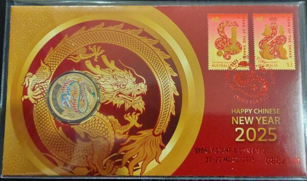 AUSTRALIA - 2025 'SYDNEY STAMP & COIN EXPO' PNC $1 Coin Set of 3 [incl #88/120] [F2001x]