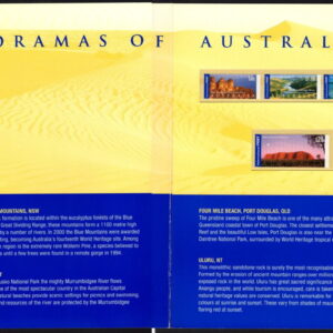 AUSTRALIA - 2001 'PANORAMAS OF AUSTRALIA' Presentation Folder MINT [F0565]