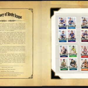 AUSTRALIA - 2008 'CENTENARY OF RUGBY LEAGUE' Presentation Folder MINT [F0593]