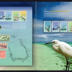 COCOS (KEELING) ISLAND - 2013 '50 YEARS COCOS ISLANDS STAMPS' Presentation Folder MINT [F0567]