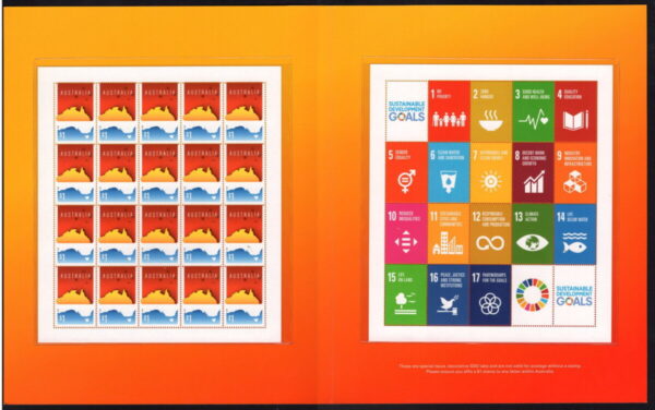 AUSTRALIA - 2018 'SUSTAINABLE DEVELOPMENT' Presentation Folder MINT [F0584]