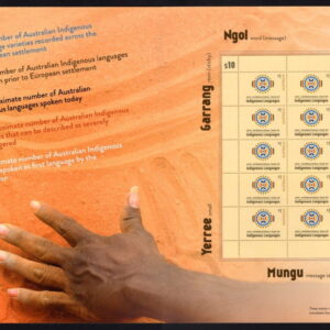 AUSTRALIA - 2019 'INDIGENOUS LANGUAGES' Presentation Folder MINT [F0595]