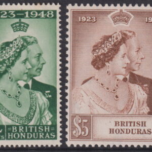 Br. Honduras - 1948 Silver Wedding Set SG 164/65 MLH Cv £ 27 [F0072]