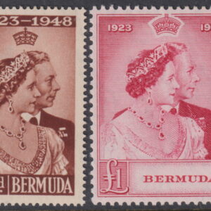 BERMUDA - 1948 'SILVER WEDDING' Set SG 125/26 MNH Cv £45 [F0085]