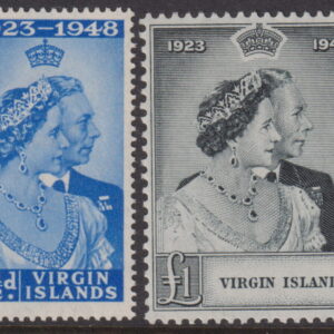 Virgin Islands - 1948 Silver Wedding Set SG 124/25 MNH Cv £ 16 [F0110]