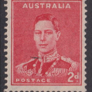 AUSTRALIA   - 1941 KGVI 2d RED Coil Pair  SG 184a MNH Cv $750 [F0492]
