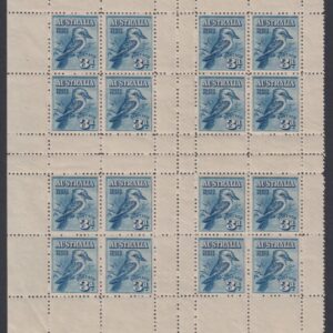 AUSTRALIA   - 1928 3d EXHIBITION MS x4  SG MS106a MNH Cv $1,700 [F0495]