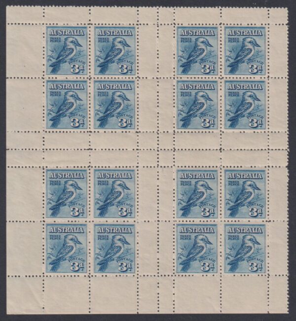 AUSTRALIA   - 1928 3d EXHIBITION MS x4  SG MS106a MNH Cv $1,700 [F0495]