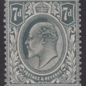 GREAT BRITAIN - 1912 7d 'SLATE GREY'  SG 305 MH Cv £15 [F0748]