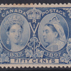 CANADA - 1897 50c 'DULL ULTRAMARINE'  SG 134 MH Cv £190 [F0772]