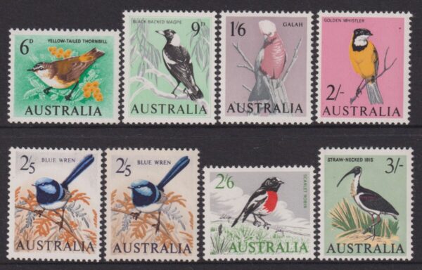 AUSTRALIA - 1964 Birds Set to 3/- 'IBIS'  SG 363-369 MNH Cv £20 [F0806]