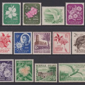 NORFOLK ISLAND - 1960 Set to 10/- 'EMERALD'  SG 24/36 MNH Cv £40 [F0815]