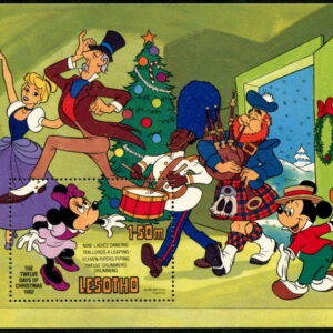 DISNEY - Lesotho - 1982 '12 DAYS OF CHRISTMAS' Miniature Sheet MNH [F0830]