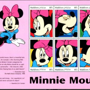 DISNEY - Maldives - 1999 'MICKEY'S 70th BIRTHDAY - Minnie Mouse' Miniature Sheet MNH [F0927]