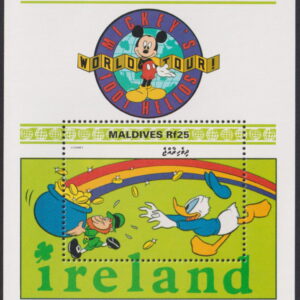 DISNEY - Maldives - 1992 'WORLD TOUR - Donald & the Leprechaun' Miniature Sheet MNH [F0902]
