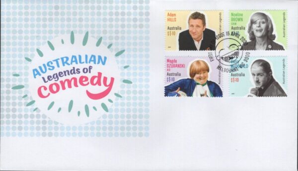 AUSTRALIA - 2020 'LEGENDS OF COMEDY' First Day Cover [F1001]