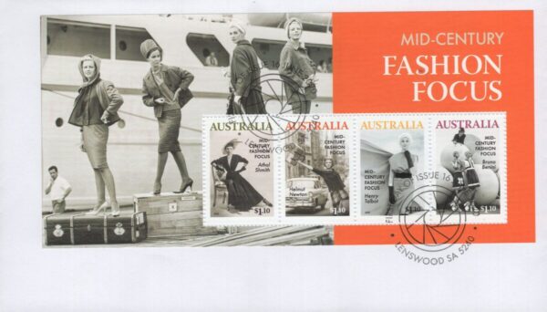 AUSTRALIA - 2020 'MID-CENTURY FASHION FOCUS' Miniature Sheet First Day Cover [F1012]