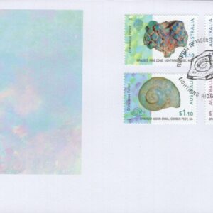 AUSTRALIA - 2020 'OPALISED FOSSILS' First Day Cover [F1014]