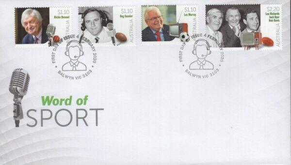 AUSTRALIA - 2020 'WORD OF SPORT' First Day Cover [F0999]