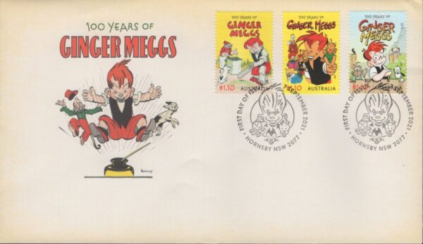 AUSTRALIA - 2021 '100 YEARS OF GINGER MEGS' First Day Cover [F1018]