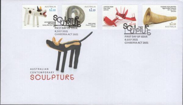 AUSTRALIA - 2021 'CONTEMPORARY SCULPTURE' First Day Cover [F1021]
