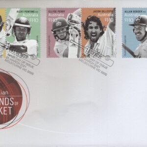 AUSTRALIA - 2021 'LEGENDS OF CRICKET' First Day Cover [F1023]