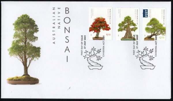 AUSTRALIA - 2021 'NATIVE BONSAI' First Day Cover [F1024]