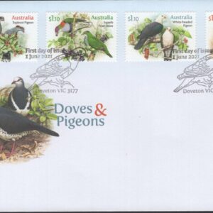AUSTRALIA - 2021 'DOVES & PIGEONS' First Day Cover [F1027]