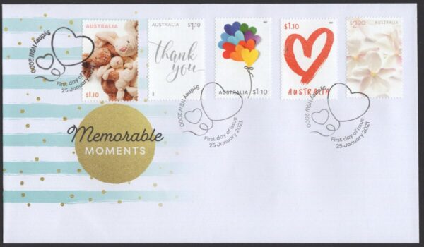 AUSTRALIA - 2021 'MEMORABLE MOMENTS' First Day Cover [F1044]