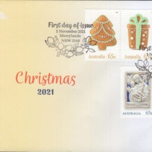 AUSTRALIA - 2021 'MERRY CHRISTMAS' First Day Cover [F1030]